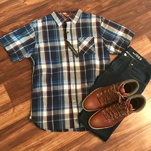 Nifty Genius Short Sleeve Button Down